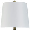 Christy Table Lamp - Golden Copper - Brussels White