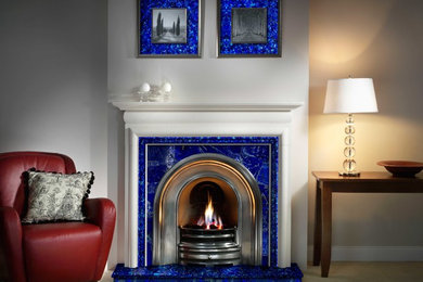 Lapis Lazuli Fireplace