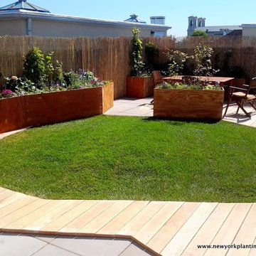 Beautiful Green Roof Top Garden design with NYPLANTINGS