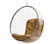 Aarnio original Hanging Bubble Chair, Tan Leather Cushion