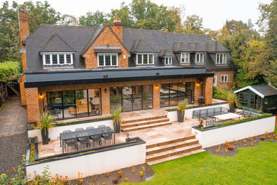 This is an example of a modern house exterior in West Midlands.