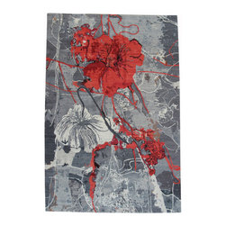 Odegard Stoneflowers Rug - Area Rugs
