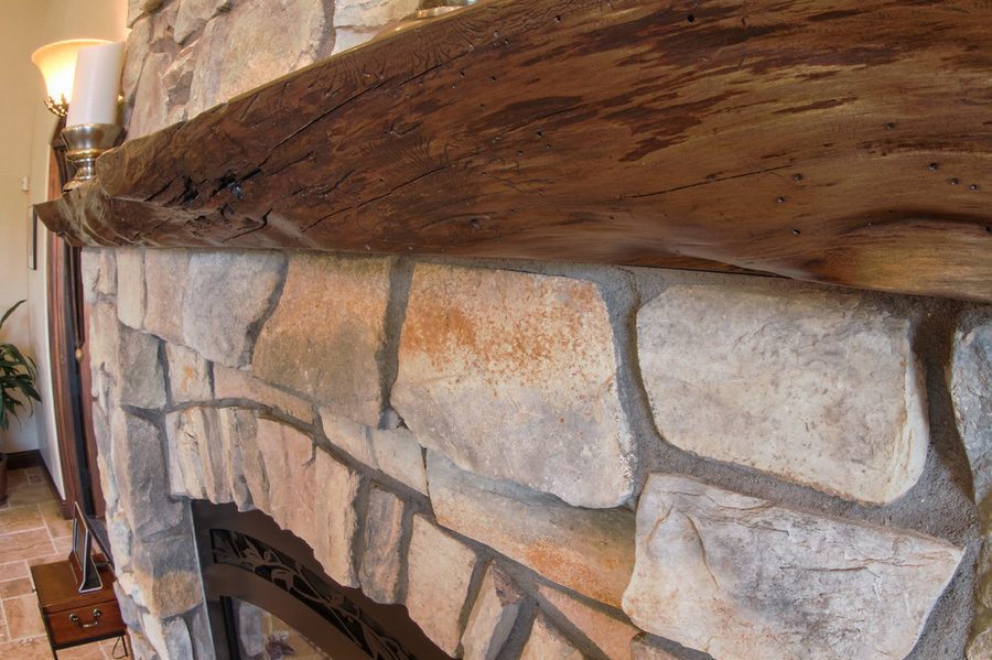 Nester customized D Plan - Monterey Cypress Wain Edge Mantel