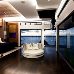 Breezway louvres up high allow heat to escape - Windows