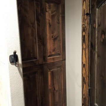 Custom cabinets and countertops throughout the house