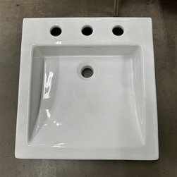 21&rdquo; x 15&rdquo; Drop-in sink - Bathroom Sinks