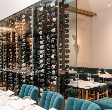 Glass Enclosed Vintageview Wine Cellar by Papro Consulting