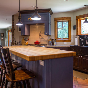 Butcher block island