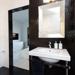 Gold silver bathroom mirror - Bathroom Mirrors