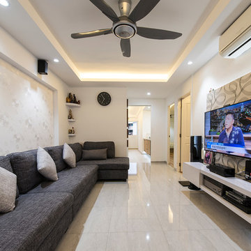 Contemporary Modern Resale 3 Room HDB