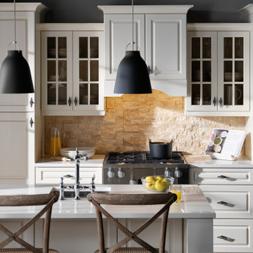 [Kitchen Cabinet] Maple, Crystal White