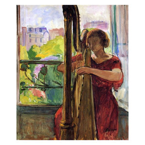 Girls Playing Ice Hockey Painting Print On Canvas By Blanche Greer Traditional Prints And Posters By Marmont Hill