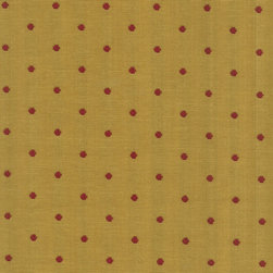 ROTH & TOMPKINS TEXTILES - Saybrook Fabric, Mustard, 54''x36'' - Upholstery Fabric