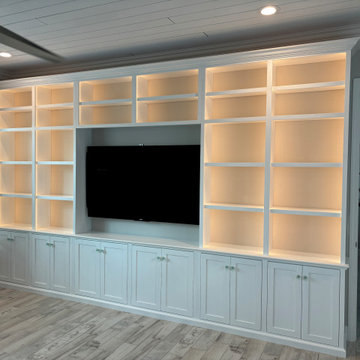 Custom Shaker Built-In Entertainment Center