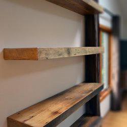 Rustic floating shelves - Display And Wall Shelves 