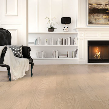 Living Room | Absolut | Authentik | Red Oak | Wire Brushed