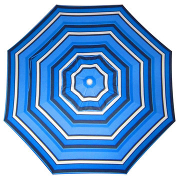 9' Market Umbrella, Hampton Stripe, Bar Height