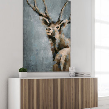 "Le Temps des Amours II" Painting Print on Wrapped Canvas