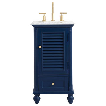 Elegant VF30519BL 19"Single Bathroom Vanity, Blue