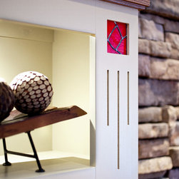 Detail on Buchanan Cabinet - Bookcases