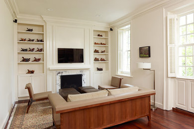 Inspiration for a contemporary living room remodel in Charleston