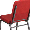 Red Fabric Church Chair