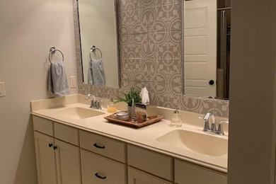 Briar Chapel Facelift - After: Custom Tile, Mirrors, and Paint