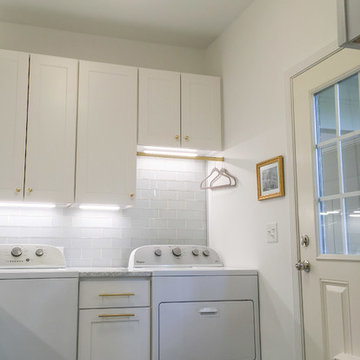 Transitional Laundry Room Remodel
