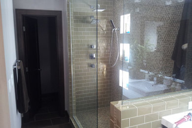 Example of a trendy bathroom design in Other