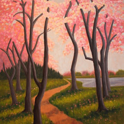 Cherry Blossoms National Capital Park - Paintings