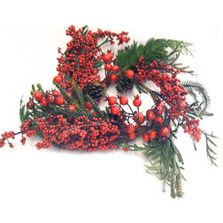 Traditional Wreaths And Garlands by Tasteful Home Decor