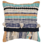 LR Home - Black Patchwork Throw Pillow - Designed to thrill, our pillow collection will add intricate mastery and eye pleasing designs to any room. Bring this coastal classic home to add an eye catching centerpiece to your pillow collection. Whether on a bed, couch, bench, or chair, the possibilities are endless with this unique piece. Handcrafted with the customer in mind, there is no compromise of comfort and style with the pillow line we create.