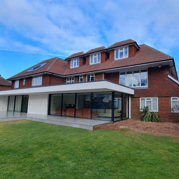 Completed house extension and loft conversion in Weybridge by Art & Build Ltd.
