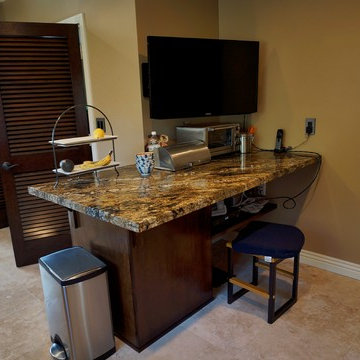 Remove Kitchen Soffit, Kitchen re-design with Custom Pantry Cabinets