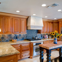 walnut kitchen