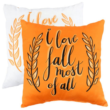 I Love Fall Double Sided Pillow
