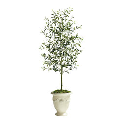 Indoor/Outdoor 7ft Olive Tree - Artificial Plants And Trees