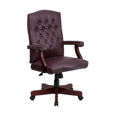 50 Most Por Traditional Office Chairs For 2018 Houzz Bonded Leather Office Chair 801l Lf0019 By Lea Gg Traditional Chairs
