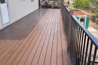 Inspiration for a modern deck remodel in Other