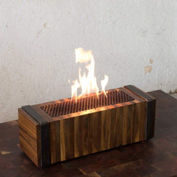 Old Industrial Vent Free Fireplace