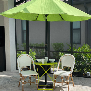 Don't want to eat at the table? No problem. Breakfast spot!