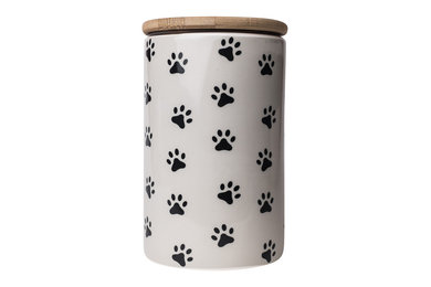 Ceramic Treat Jar | Grey Treat Jar | Modern Treat Jar | New Pet Gift | Pets