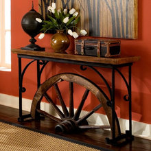 wagon wheel table ideas