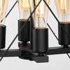 Briarwood Collection 21" 4-Light Black Foyer Chandelier