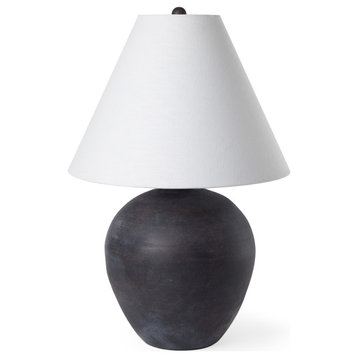 Marvin Black Ceramic Table Lamp