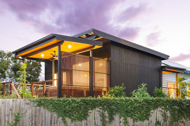 This is an example of a contemporary exterior in Brisbane.