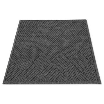 Ecoguard Diamond Floor Mat, Rectangular, 24x36, Charcoal