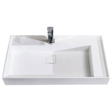 Gordon 36" Single Bathroom Sink, ADA Compliant, Sink Only