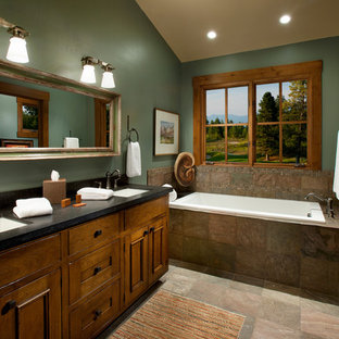 999 Beautiful Brown Tile Bathroom With Green Walls Pictures Ideas November 2020 Houzz