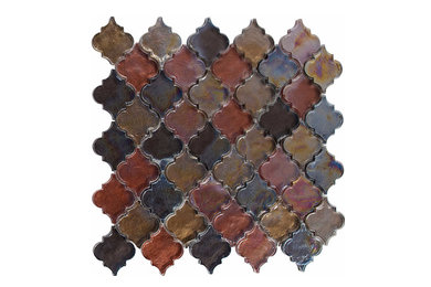 Bella Glass Tiles Dentelle Series Spectrum Ridge